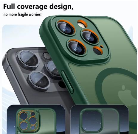 Frosted Magnetic Phone Case Shield