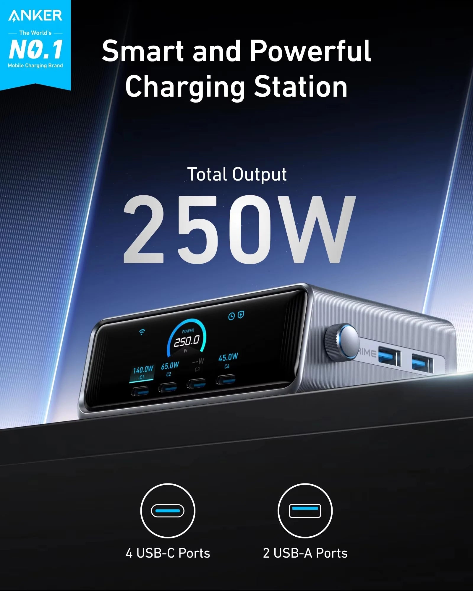 Prime GaN UltraFast Charging Station