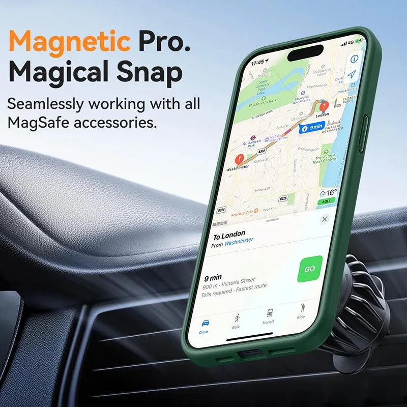 Frosted Magnetic Phone Case Shield