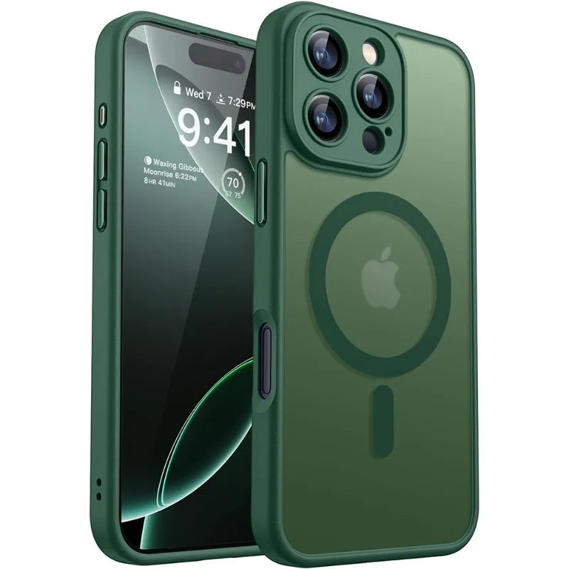 Frosted Magnetic Phone Case Shield