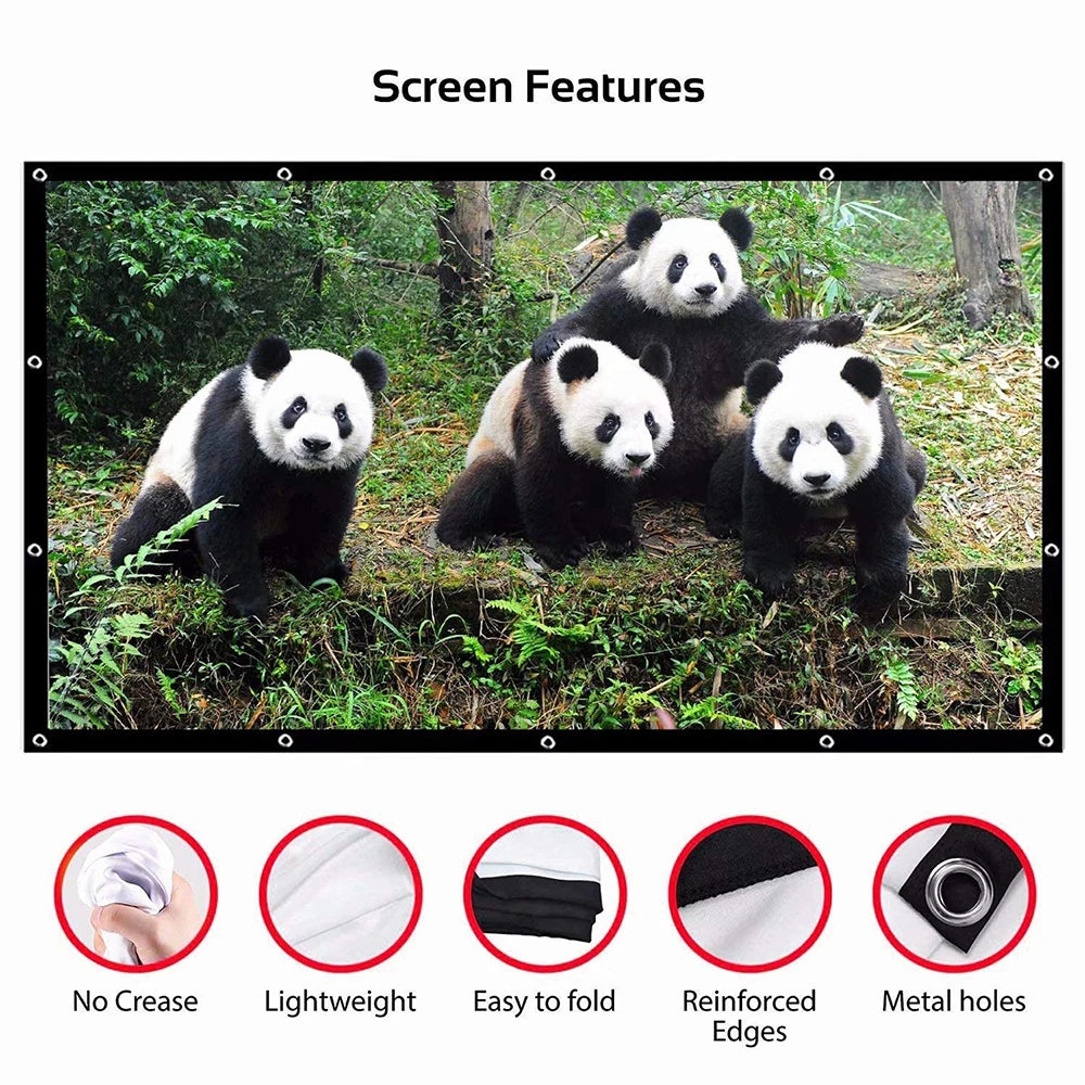 CampView Foldable Outdoor Movie Screen